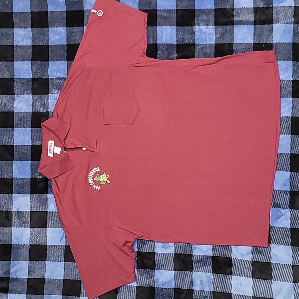 Vintage. Made in USA. Jerzees. Polo. Embroidered. Popi Coordinator. XXL